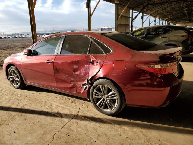 4T1BF1FKXGU547152 - 2016 TOYOTA CAMRY LE RED photo 2