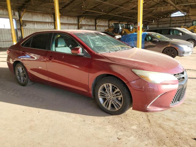 4T1BF1FKXGU547152 - 2016 TOYOTA CAMRY LE RED photo 4