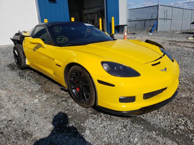 1G1YZ26E795114318 - 2009 CHEVROLET CORVETTE Z06 YELLOW photo 1