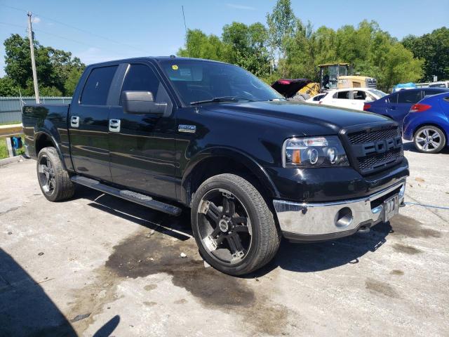 1FTPW14508FB09401 - 2008 FORD F150 SUPERCREW BLACK photo 4