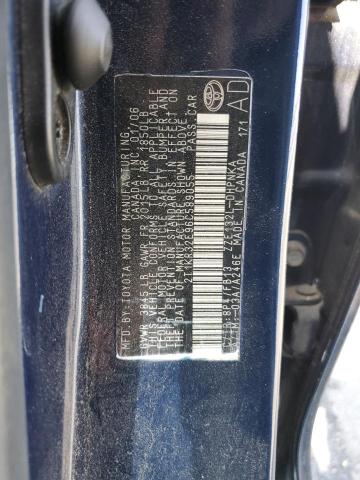 2T1KR32E96C589055 - 2006 TOYOTA COROLLA MA XR BLUE photo 12