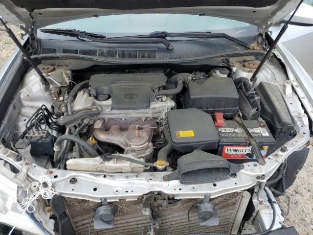 4T4BF1FK2CR224357 - 2012 TOYOTA CAMRY BASE SILVER photo 11