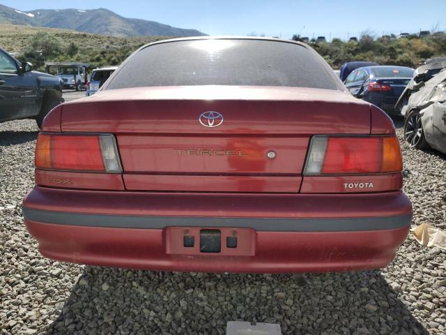JT2EL43A5N0227998 - 1992 TOYOTA TERCEL DELUXE RED photo 6