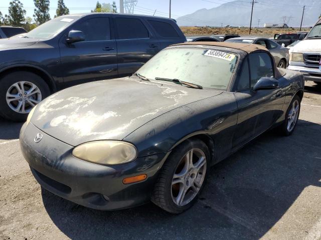 JM1NB353450410814 - 2005 MAZDA MX-5 MIATA BASE BLACK photo 1