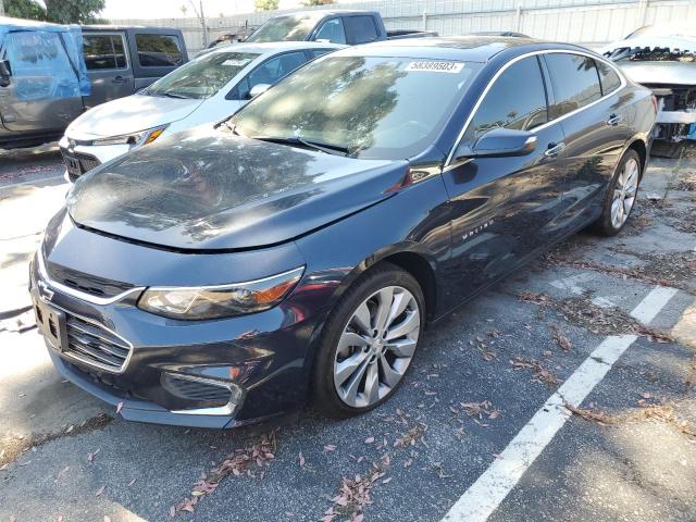 1G1ZE5SX3JF212091 - 2018 CHEVROLET MALIBU PREMIER BLUE photo 1