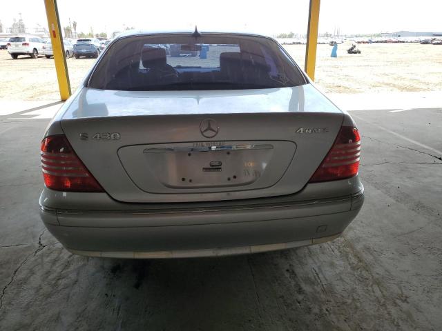 WDBNG83J73A353689 - 2003 MERCEDES-BENZ S 430 4MATIC SILVER photo 6