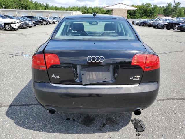 WAUDF78E86A093682 - 2006 AUDI A4 2.0T QUATTRO BLACK photo 6