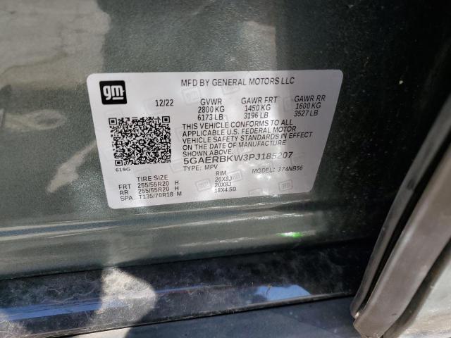 5GAERBKW3PJ185207 - 2023 BUICK ENCLAVE ESSENCE Boz foto 12
