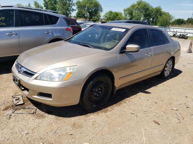 1HGCM66576A003697 - 2006 HONDA ACCORD EX TAN photo 1