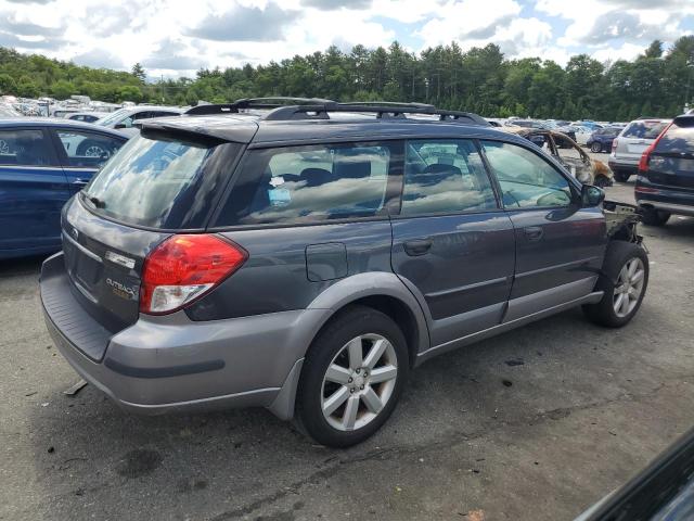 4S4BP61C797347860 - 2009 SUBARU OUTBACK 2.5I GRAY photo 3