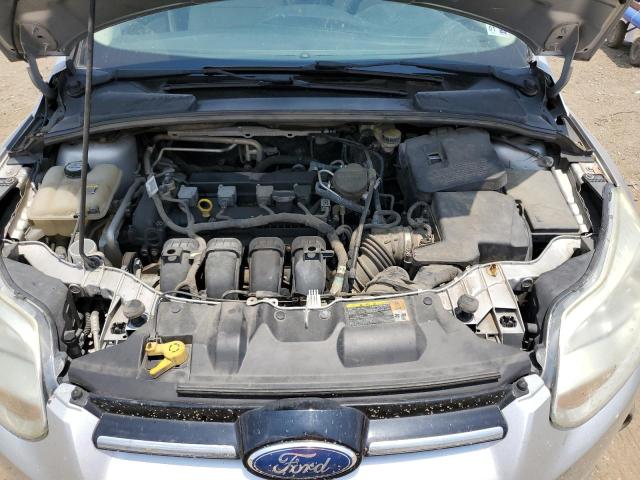 1FAHP3M24CL276833 - 2012 FORD FOCUS SEL SILVER photo 11