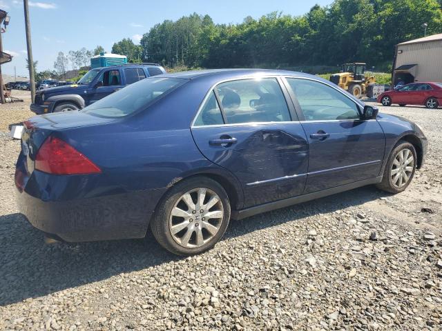 1HGCM66457A095238 - 2007 HONDA ACCORD SE BLUE photo 3