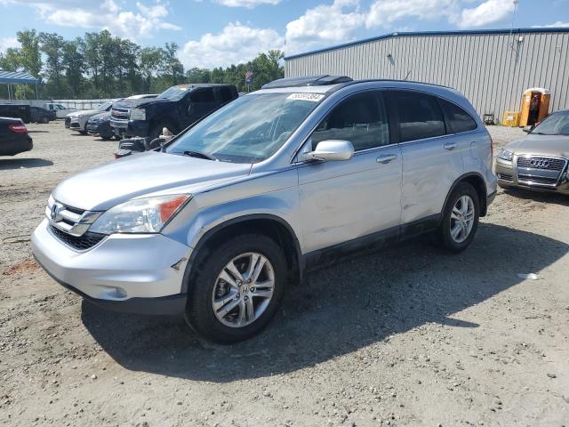 5J6RE3H74AL000430 - 2010 HONDA CR-V EXL SILVER photo 1