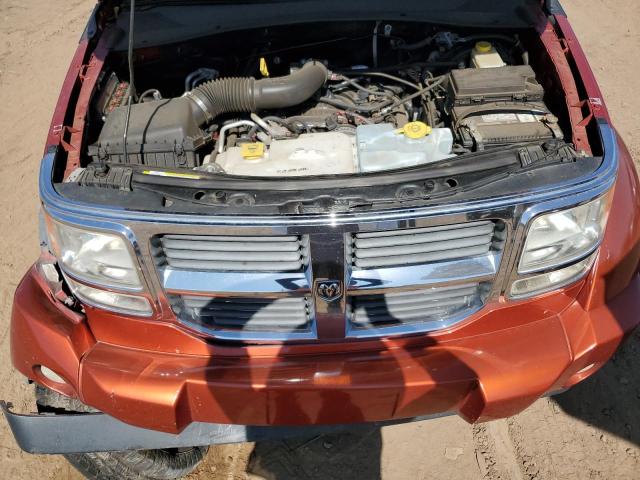 1D8GT28K58W245846 - 2008 DODGE NITRO SXT ORANGE photo 11