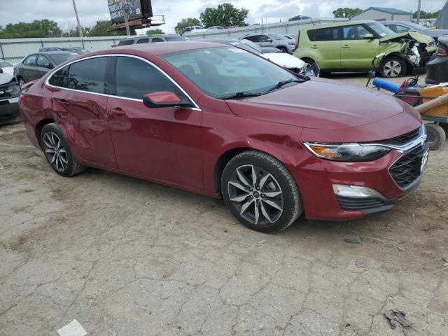 1G1ZG5ST4LF099052 - 2020 CHEVROLET MALIBU RS MAROON photo 4