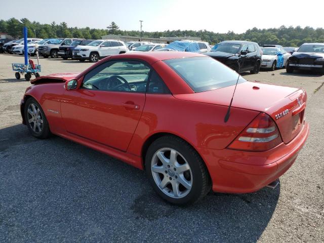 WDBKK49F13F280576 - 2003 MERCEDES-BENZ SLK 230 KOMPRESSOR RED photo 2