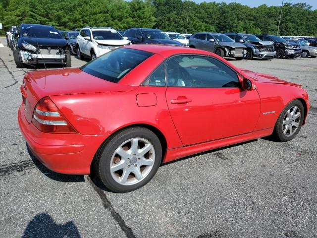 WDBKK49F13F280576 - 2003 MERCEDES-BENZ SLK 230 KOMPRESSOR RED photo 3