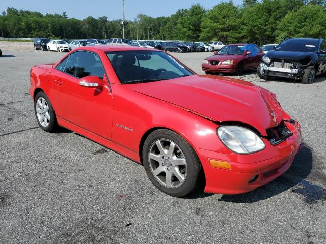 WDBKK49F13F280576 - 2003 MERCEDES-BENZ SLK 230 KOMPRESSOR RED photo 4