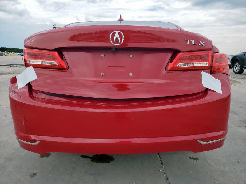 19UUB1F54KA007083 - 2019 ACURA TLX TECHNOLOGY RED photo 6