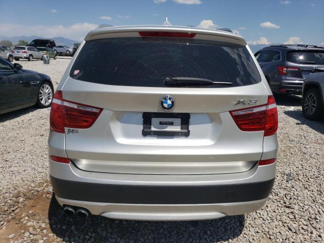 5UXWX7C5XBLT78249 - 2011 BMW X3 XDRIVE35I SILVER photo 6