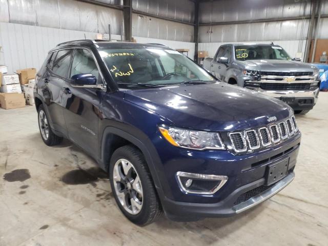 3C4NJDCB0KT843418 - 2019 JEEP COMPASS LIMITED BLUE photo 1