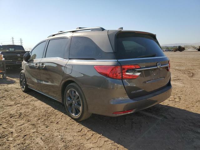 5FNRL6H90NB048014 - 2022 HONDA ODYSSEY ELITE GRAY photo 2