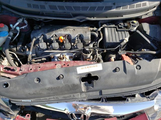 19XFA1F65AE084737 - 2010 HONDA CIVIC LX-S Bordeaux photo 11