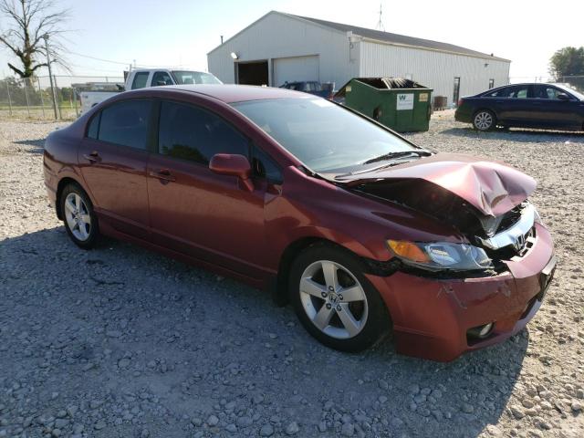 19XFA1F65AE084737 - 2010 HONDA CIVIC LX-S Bordeaux photo 4