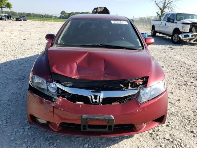 19XFA1F65AE084737 - 2010 HONDA CIVIC LX-S Bordeaux photo 5