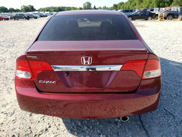 19XFA1F65AE084737 - 2010 HONDA CIVIC LX-S Bordeaux photo 6
