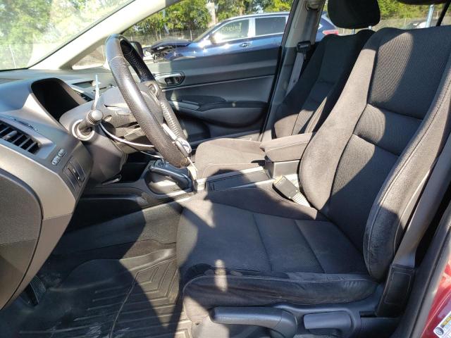 19XFA1F65AE084737 - 2010 HONDA CIVIC LX-S Bordeaux photo 7
