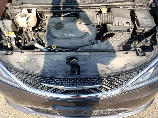 2C4RC1BG7HR670032 - 2017 CHRYSLER PACIFICA TOURING L GRAY photo 12