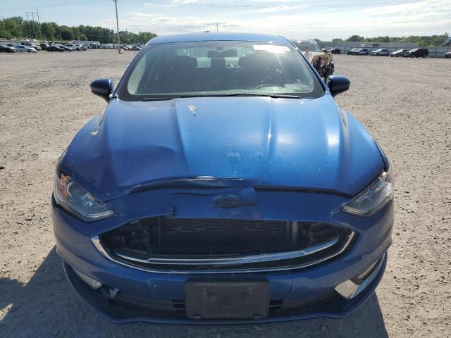 3FA6P0G73HR175921 - 2017 FORD FUSION S BLUE photo 5