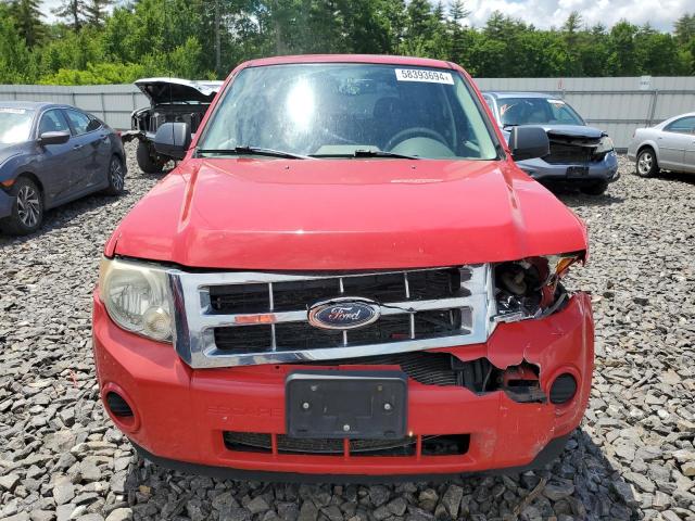 1FMCU927X9KA99844 - 2009 FORD ESCAPE XLS RED photo 5