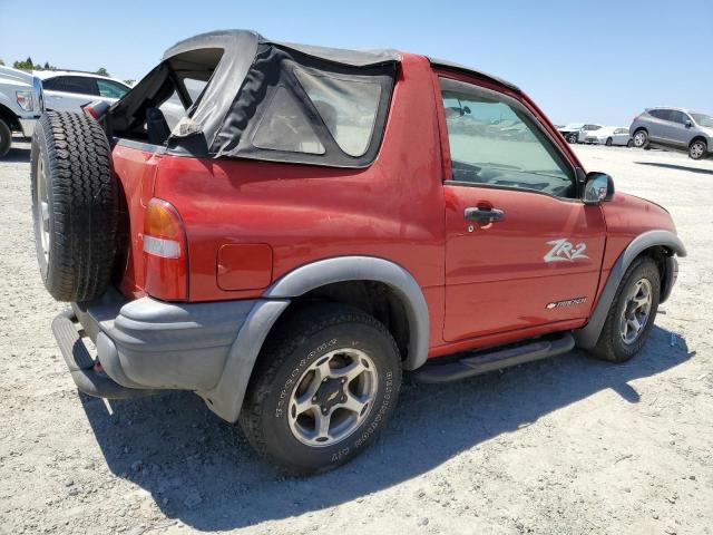 2CNBJ78C316921579 - 2001 CHEVROLET TRACKER ZR2 RED photo 3