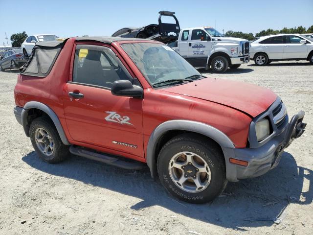 2CNBJ78C316921579 - 2001 CHEVROLET TRACKER ZR2 RED photo 4