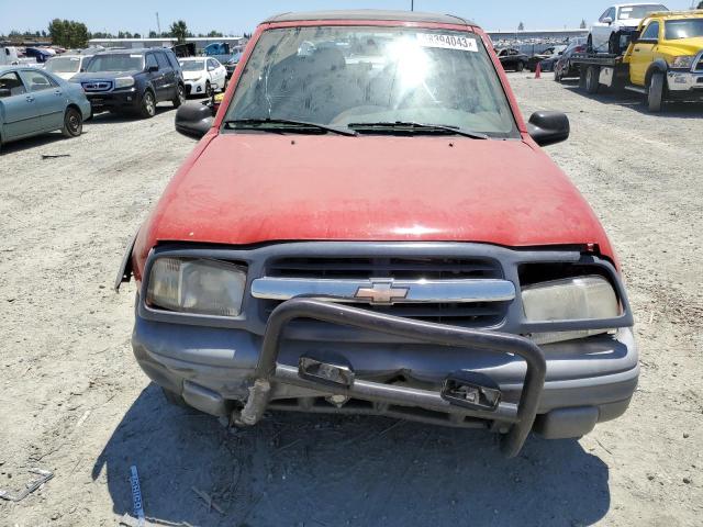 2CNBJ78C316921579 - 2001 CHEVROLET TRACKER ZR2 RED photo 5