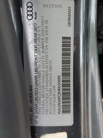 WAUW3AFCXHN030885 - 2017 AUDI A7 COMPETITION PRESTIGE გრაფიტი ფოტო 13