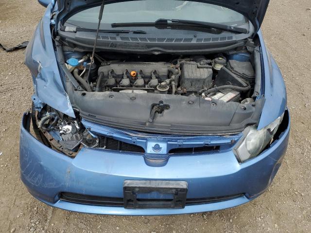 1HGFA16596L044166 - 2006 HONDA CIVIC LX BLUE photo 11