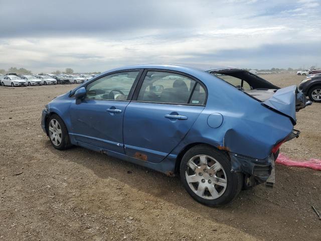 1HGFA16596L044166 - 2006 HONDA CIVIC LX BLUE photo 2