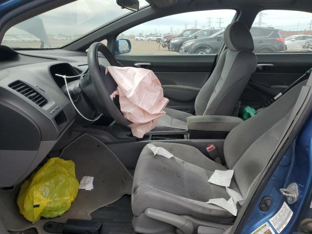 1HGFA16596L044166 - 2006 HONDA CIVIC LX BLUE photo 7