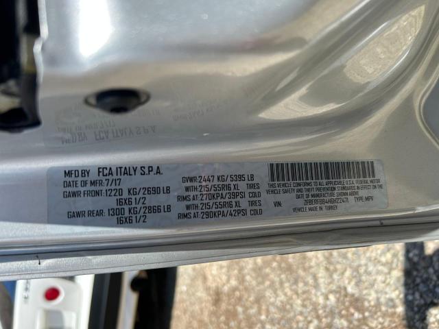 ZFBERFBB4H6H22471 - 2017 RAM PROMASTER SLT GRAY photo 10