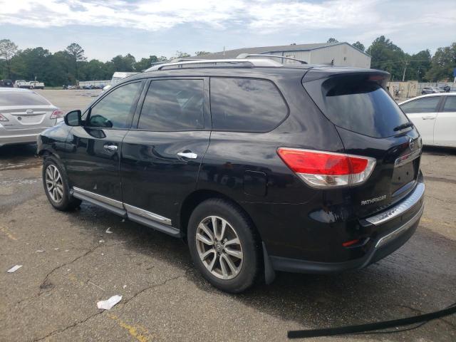 5N1AR2MN2EC675121 - 2014 NISSAN PATHFINDER S BLACK photo 2