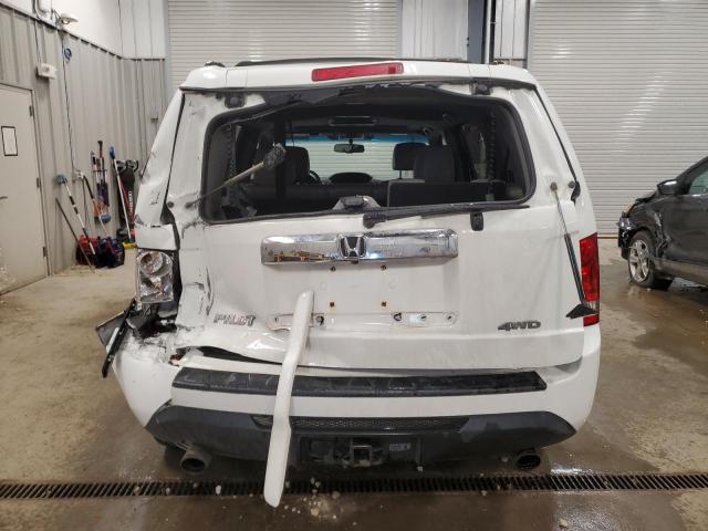 5FNYF4H65DB053804 - 2013 HONDA PILOT EXL 白色 照片 6