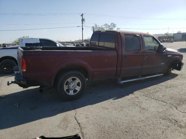 1FTSW20P06ED37327 - 2006 FORD F250 SUPER DUTY MAROON photo 3