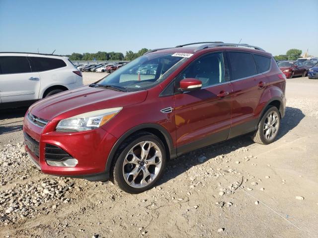 1FMCU0J94DUC22596 - 2013 FORD ESCAPE TITANIUM RED photo 1