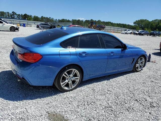 WBA4B3C5XGG528082 - 2016 BMW 435 XI GRAN COUPE BLUE photo 3