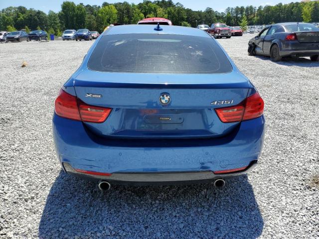 WBA4B3C5XGG528082 - 2016 BMW 435 XI GRAN COUPE BLUE photo 6