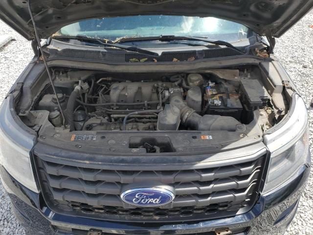 1FM5K8AR0GGB44687 - 2016 FORD EXPLORER POLICE INTERCEPTOR BLACK photo 12