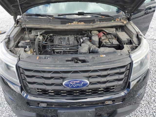 1FM5K8AR1KGB44528 - 2019 FORD EXPLORER POLICE INTERCEPTOR 黑色 照片 12